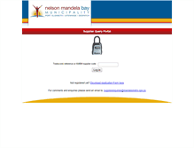 Tablet Screenshot of ep.nelsonmandelabay.gov.za